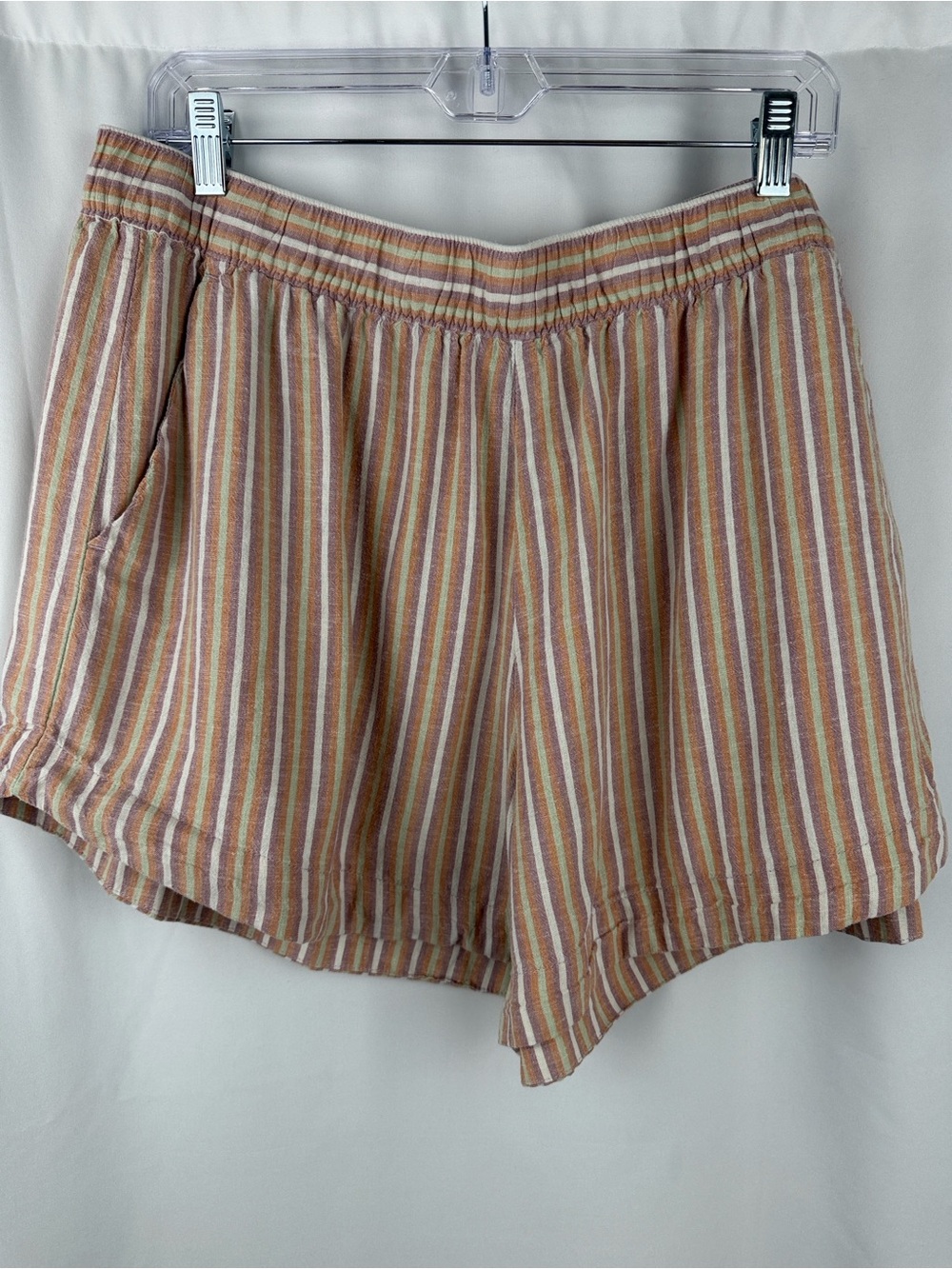 Patagonia Women's Garden Island Striped Hemp & Lyocell Shorts CL